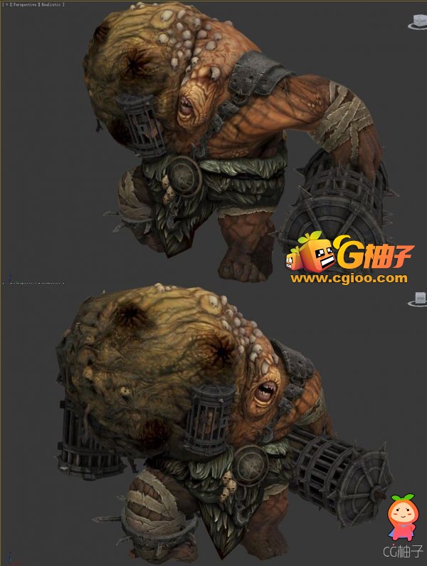 《暗黑血统》BOSS3D怪物模型下载 游戏人物3D角色模型 