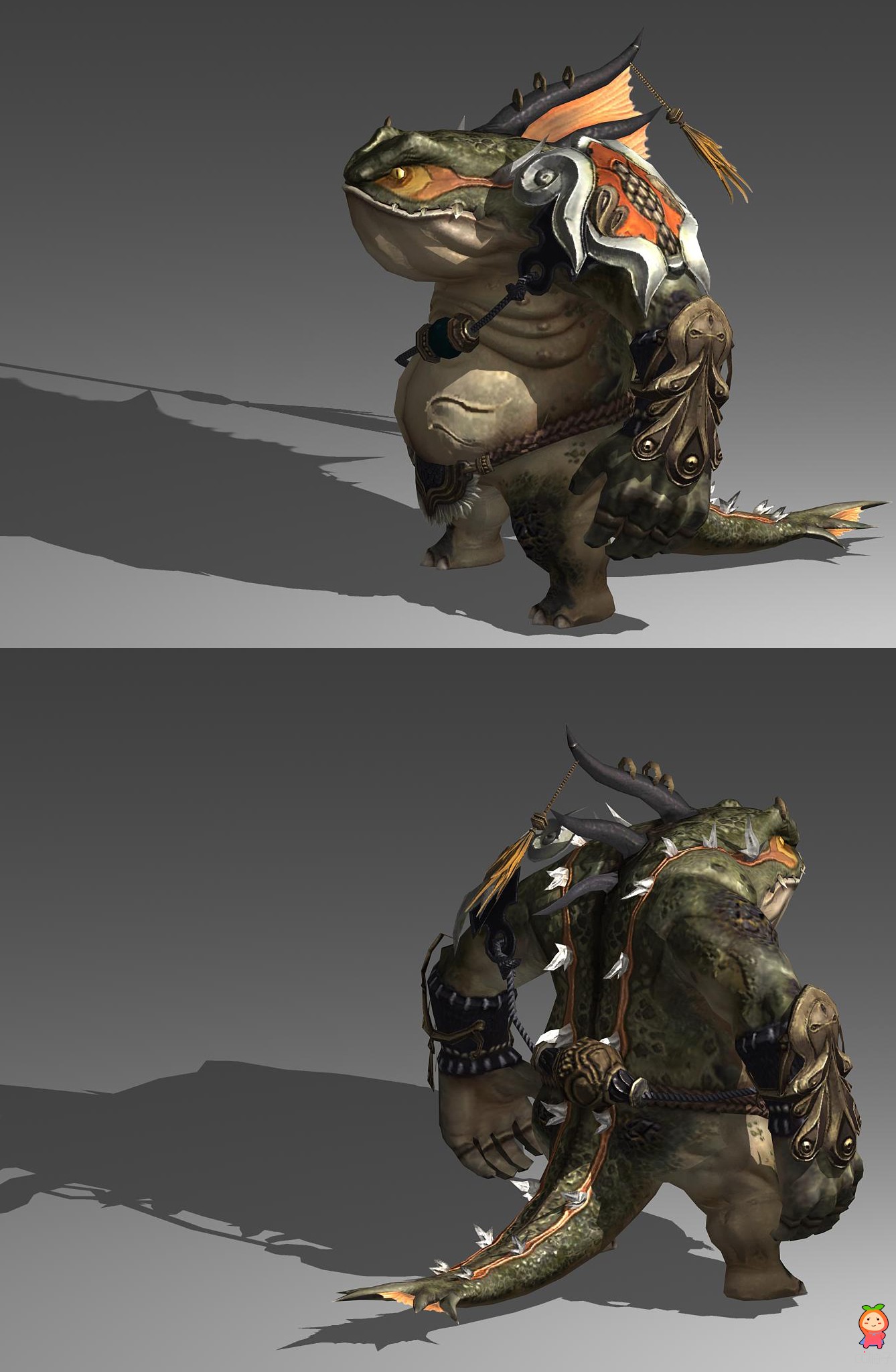 《剑灵》游戏金蝉3d精品怪物模型下载 3D怪物角色模型