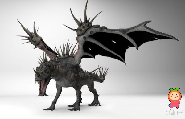 恐龙类3D模型  恐龙3D角色模型下载 3D美术资源。