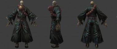 《剑灵》游戏中骷髅怪3d精品怪物角色模型 带贴图 有材质
