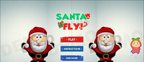 Santa Fly Unity Project unity3d插件下载