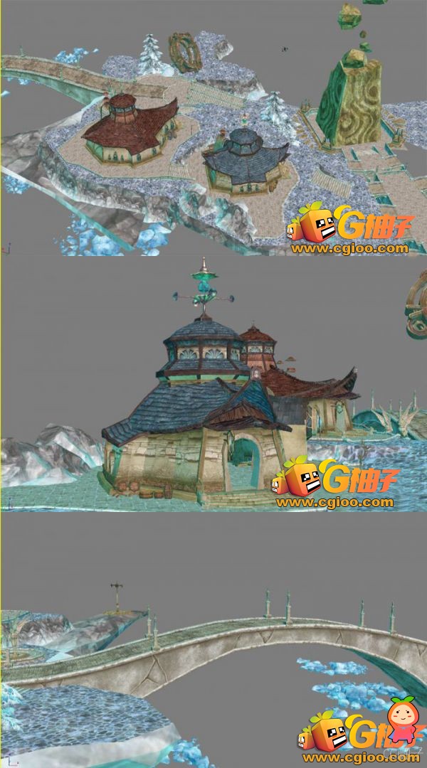 《永恒之塔》魔族场景3D模型下载,游戏场景资源,3D美术资源