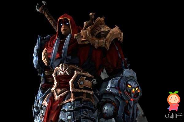 《暗黑血统》战神3D模型，骑士3D角色模型，3D美术资源