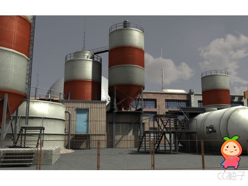 Dexsoft Games – Industrial Model Collection Vol.5  FPS场景