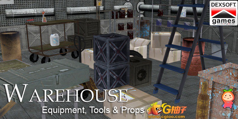 Warehouse Equipment & Props unity3d asset U3D插件下载