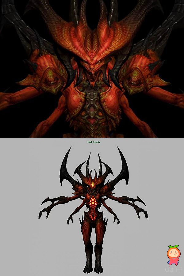 Diablo3怪物3d模型免费下载