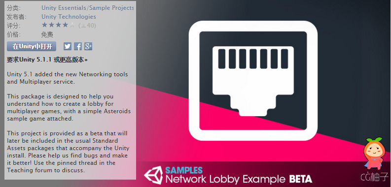 Network Lobby Example unity3d插件免费下载 网络大厅示例 U3D插件