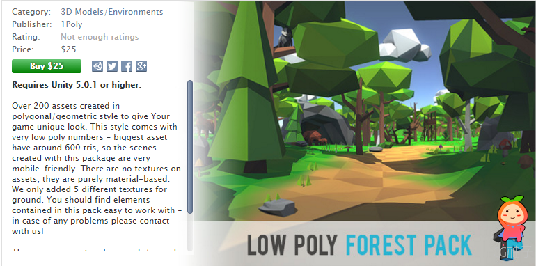 Low Poly Forest Package 1.0