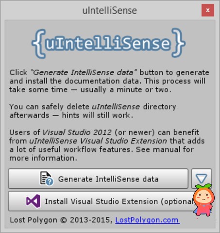 uIntelliSense v1.6.0.3 (u5) unity3d asset unity3d插件下载 unitypackage