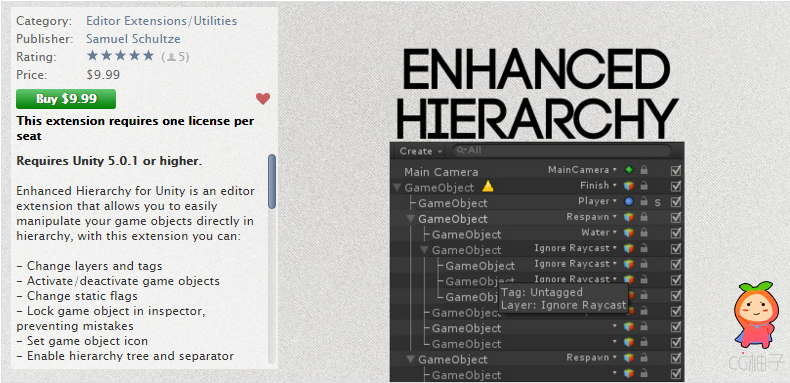 Enhanced Hierarchy 1.3.1 unity3d