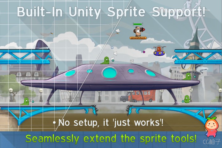 U2DEX Unity 2D Editor Extensions 1.40 unity3d asset u3d插件下载