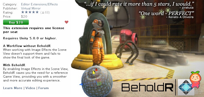 BeholdR - Image Effects Toolbox 5.1.1 unity3d asset unity官网下载 unity论坛资源