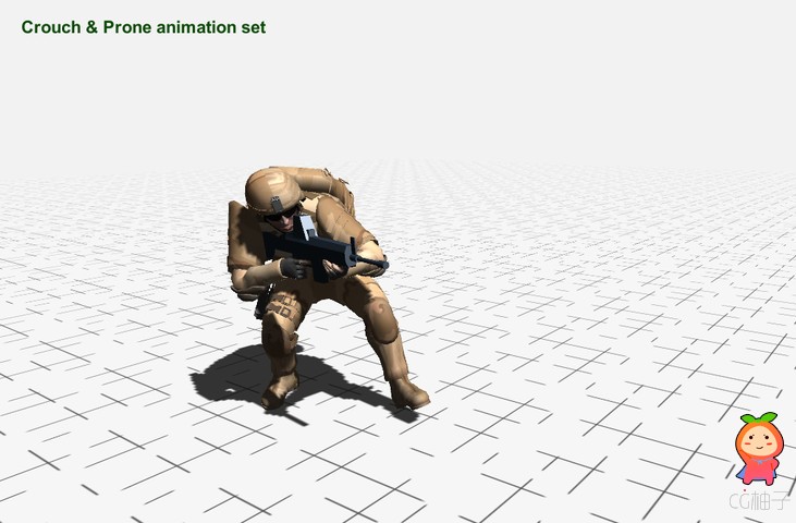 Rifle Crouch And Prone Pro 1.1 unity3d asset unity插件下载 unity编辑器