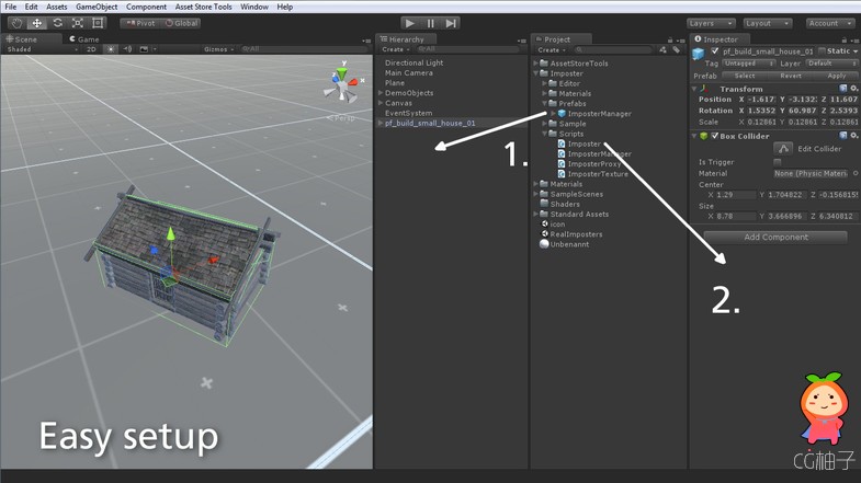 Real Imposters LOD System 1.1 unity3d asset unity插件下载 untiy论坛