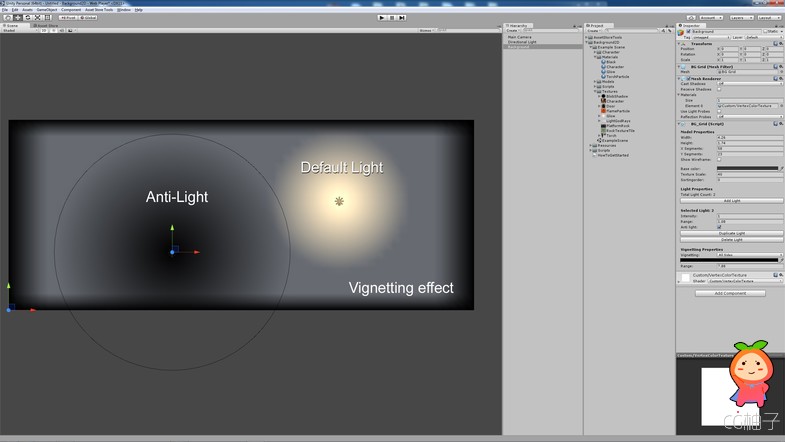 2D Background - Vertex lighting 1.0 unity3d asset unity3d插件下载 unity论坛