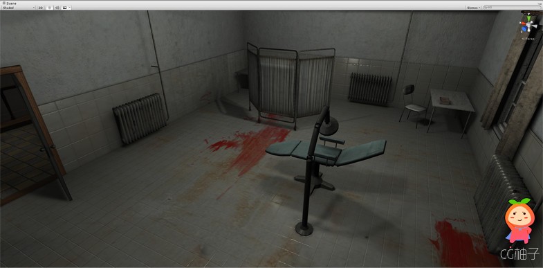 Abandoned Asylum 1.1 unity3d asset U3D插件下载 unitypackage插件下载