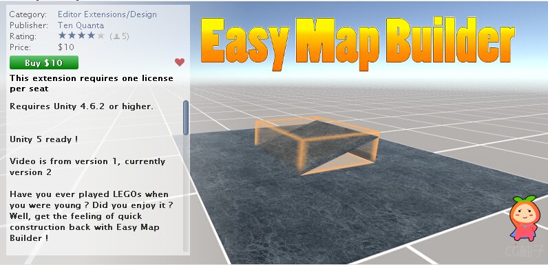 Easy Map Builder 2.1 unity3d asset unity编辑器下载 unity插件下载