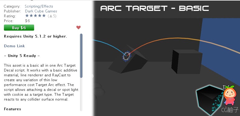 Arc Target - Basic 1.6 unity3d asset unity论坛资源 unity官网