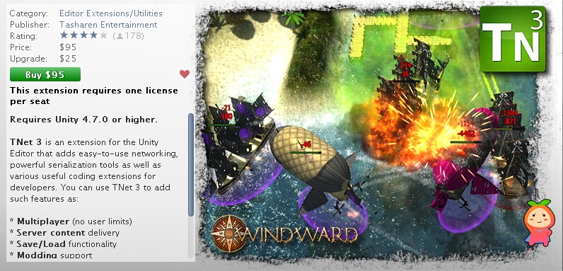 TNet 3 3.0.1 unity3d asset unity编辑器下载，unity论坛资源