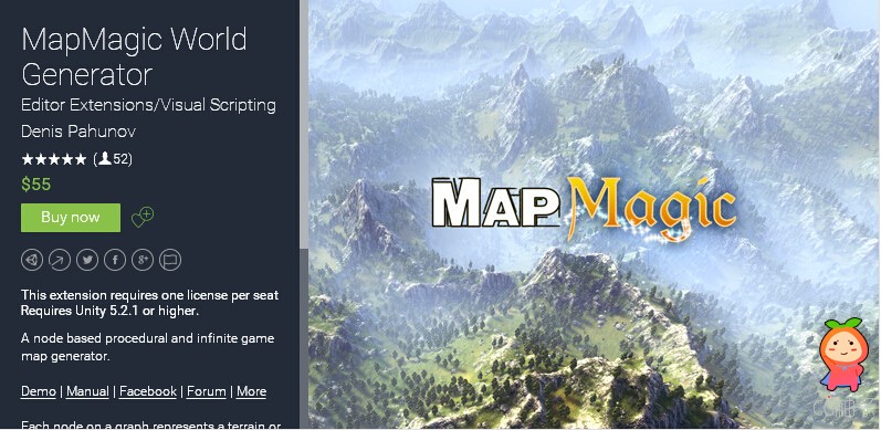 MapMagic World Generator 1.3 unity3d asset unity编辑器下载 unity3d下载