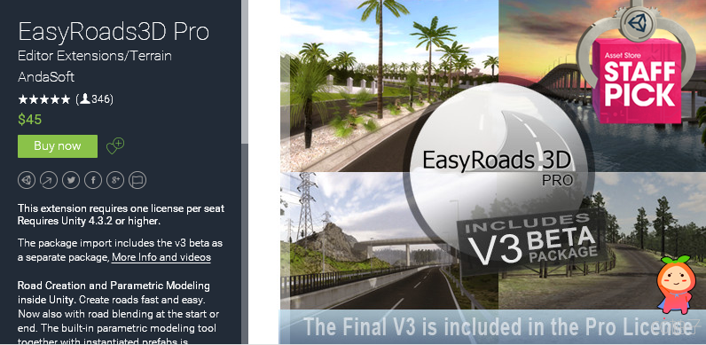 EasyRoads3D Pro v2.5.9.1 (v3 beta7.7.3)(u5)