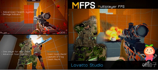 MFPS Multiplayer FPS 1.0.9 unity3d asset U3D插件下载 unity论坛