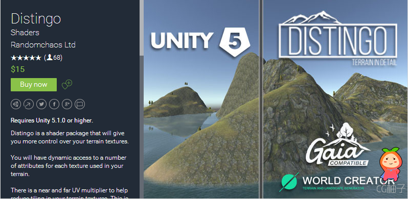 Requires Unity 5.1.0 or higher. Distingo is a shader package that will give you more control over yo ...