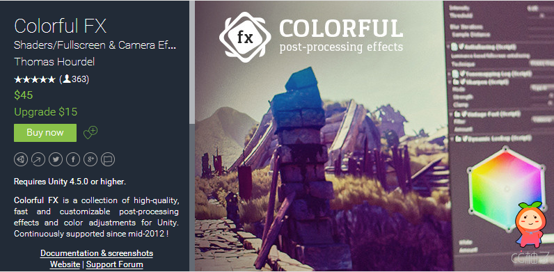 Colorful FX 4.2.2 unity3d asset unity3d下载 unitypackage