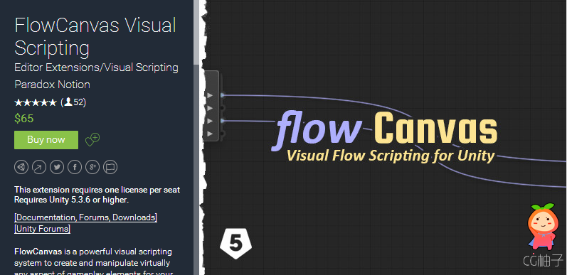 FlowCanvas Visual Scripting 1.2.5b unity3d asset unity编辑器拓展下载 U3D