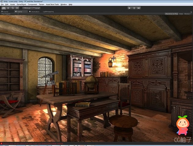 Mage's Room 1.1 unity3d asset Unity3D模型下载