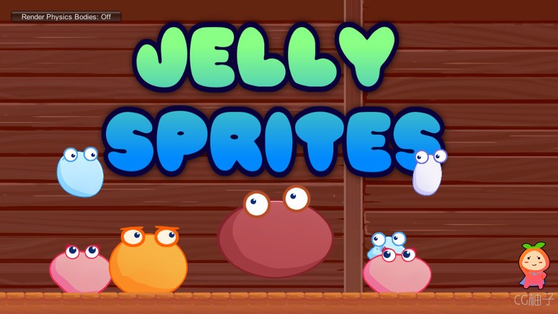 Jelly Sprites 1.35 unity3d asset Unity3d插件下载