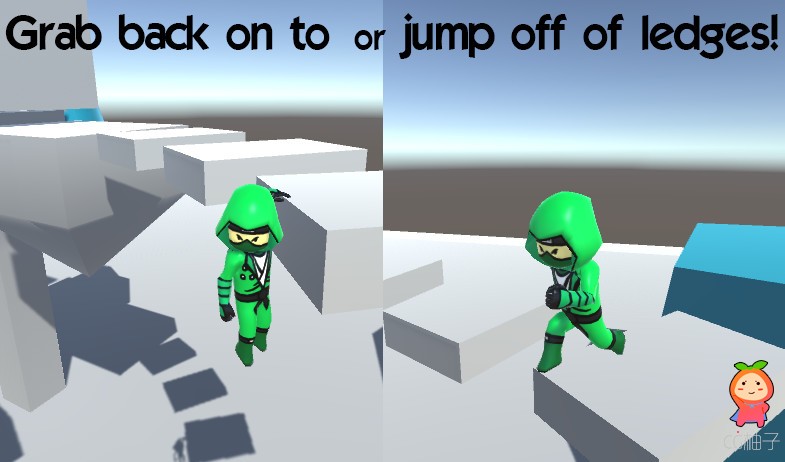 Third and First Person Controller - Easy Ledge Climb Character System 1.01 Unity3d编辑器下载，U3D插 ...