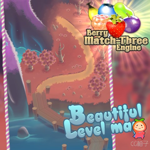 Berry Match-Three 4.2 unity3d asset U3D插件下载 Unity3d下载