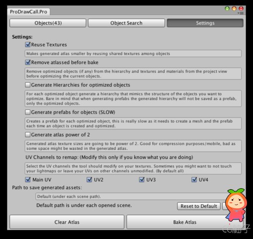Pro Draw Call Optimizer 4.0 unity3d asset Unity3d编辑器下载 U3D官网资源