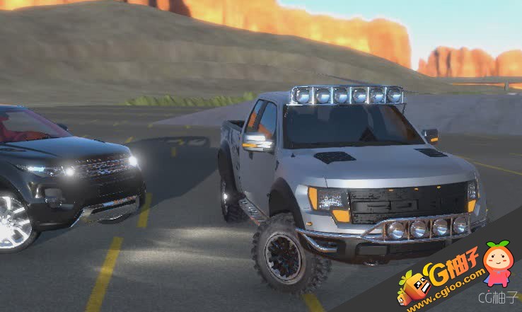 Ford Physx car game for unity 5.4 U3D插件下载，Unity3d下载