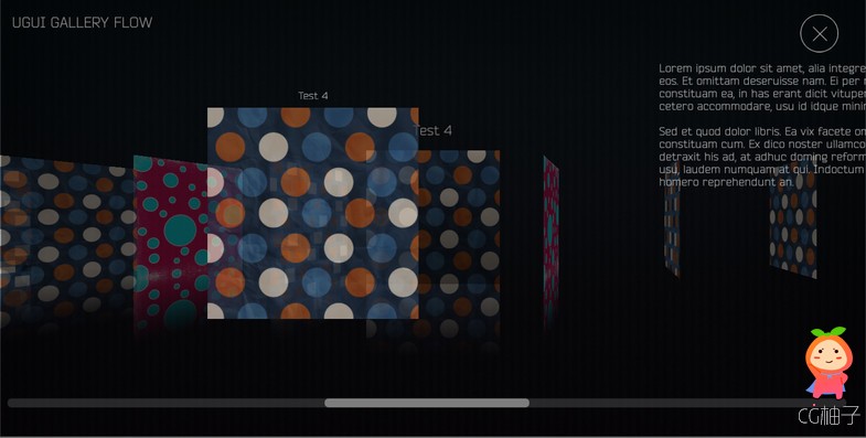 UGallery Flow 1.1 unity3d asset Unitypackage下载 ios开发资源