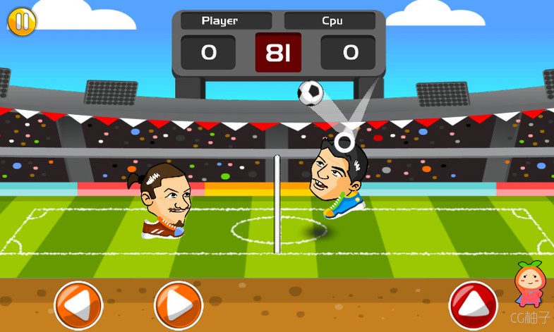 Head Soccer Game Kit 1.1 unity3d asset Unity3d下载 unity3dpackage