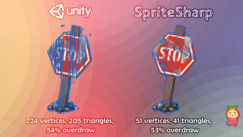 SpriteSharp — Mesh Optimizer 2.2.1.0 unity3d asset Unity3d编辑器下载，Unity3dpackage素材，ios游戏开 ...