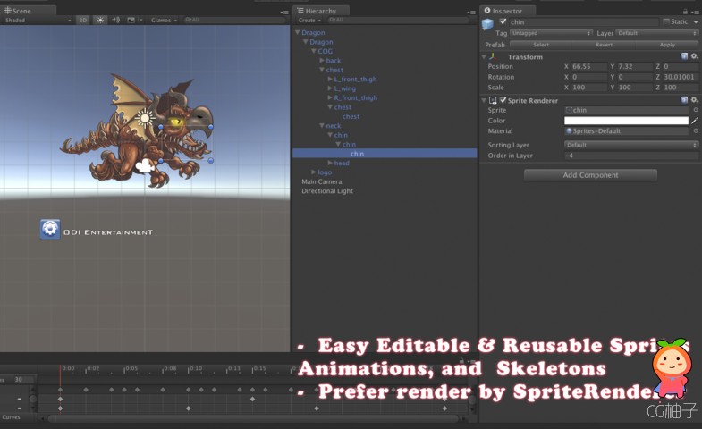 Spine2Unity Native Animation 1.6 unity3d asset Unity3d编辑器下载 U3D论坛