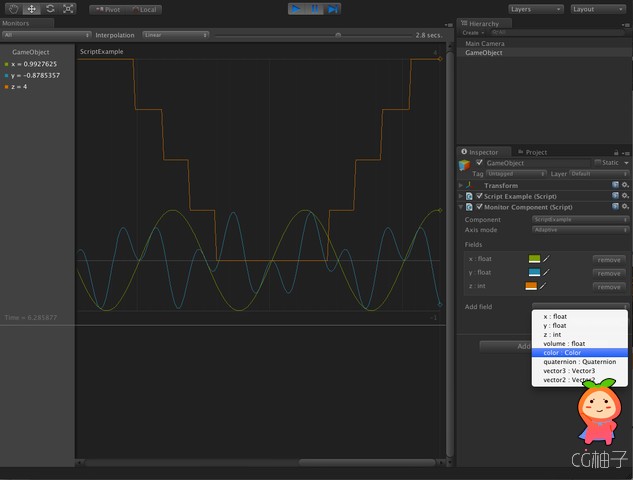 Monitor Components 1.01 unity3d asset Unity3d编辑器下载 Unity3d官网