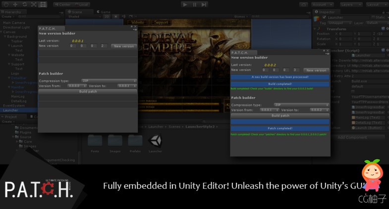 P.A.T.C.H. - Ultimate Patching System 2.1.2 unity3d asset Unity3d编辑器下载，unitypackage插件 ... ...