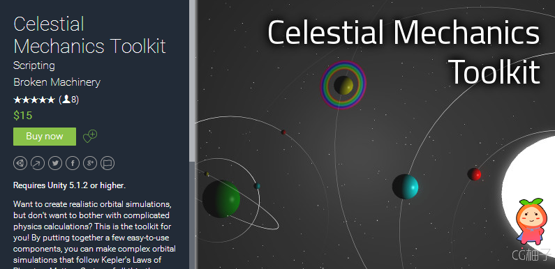 Requires Unity 5.1.2 or higher. Want to create realistic orbital simulations, but don't want to both ...