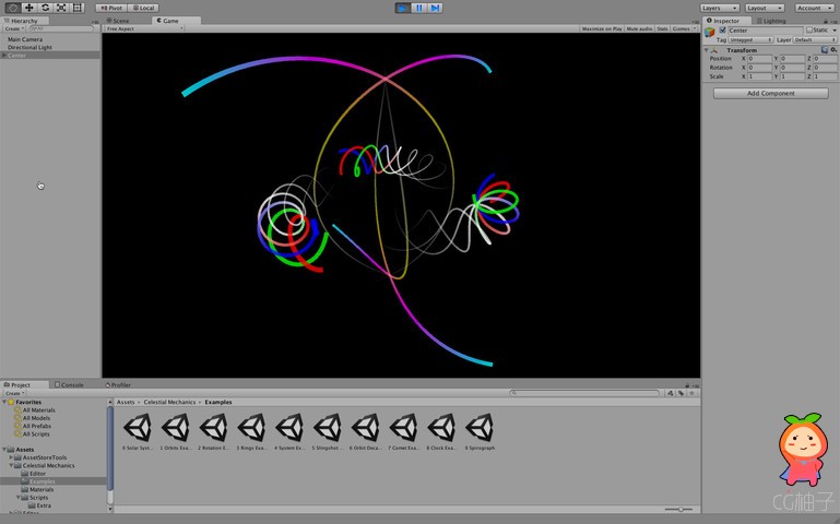 Celestial Mechanics Toolkit 1.1 unity3d asset Unity3d下载 U3D插件下载
