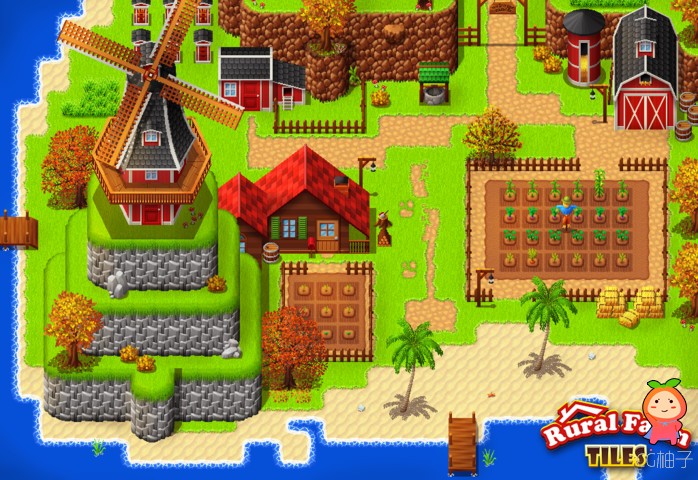 Rural Farm Tiles 1.0 unity3d asset Unity3d下载 Unity3d官网资源