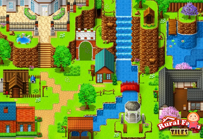 Rural Farm Tiles 1.0 unity3d asset Unity3d下载 Unity3d官网资源