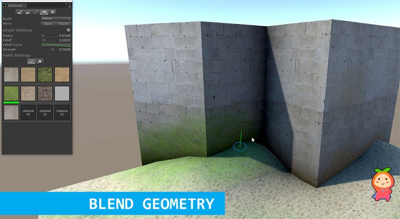 Polybrush 0.9.8b0 unity3d asset Unity3d编辑器下载 Unity3dpackaeg插件