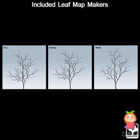 Haunted Tree Package 1.0 unity3d asset U3D插件模型下载 Unity3d下载