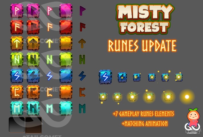 Misty Forest UI assets 1.0 unity3d asset Unity3d插件下载 Unity官网