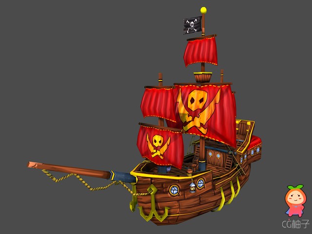 Cartoon Pirate Pack - Vol 1 1.0 unity3d asset U3D插件模型下载 Unity3d