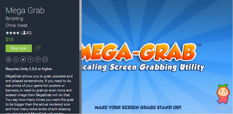 Mega Grab 1.28 unity3d asset U3D插件下载 Unity3d论坛资源